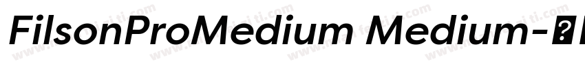FilsonProMedium Medium字体转换